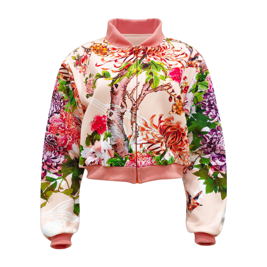 Paradise cropped varsity jacket (7889780211735) (8184140398615)