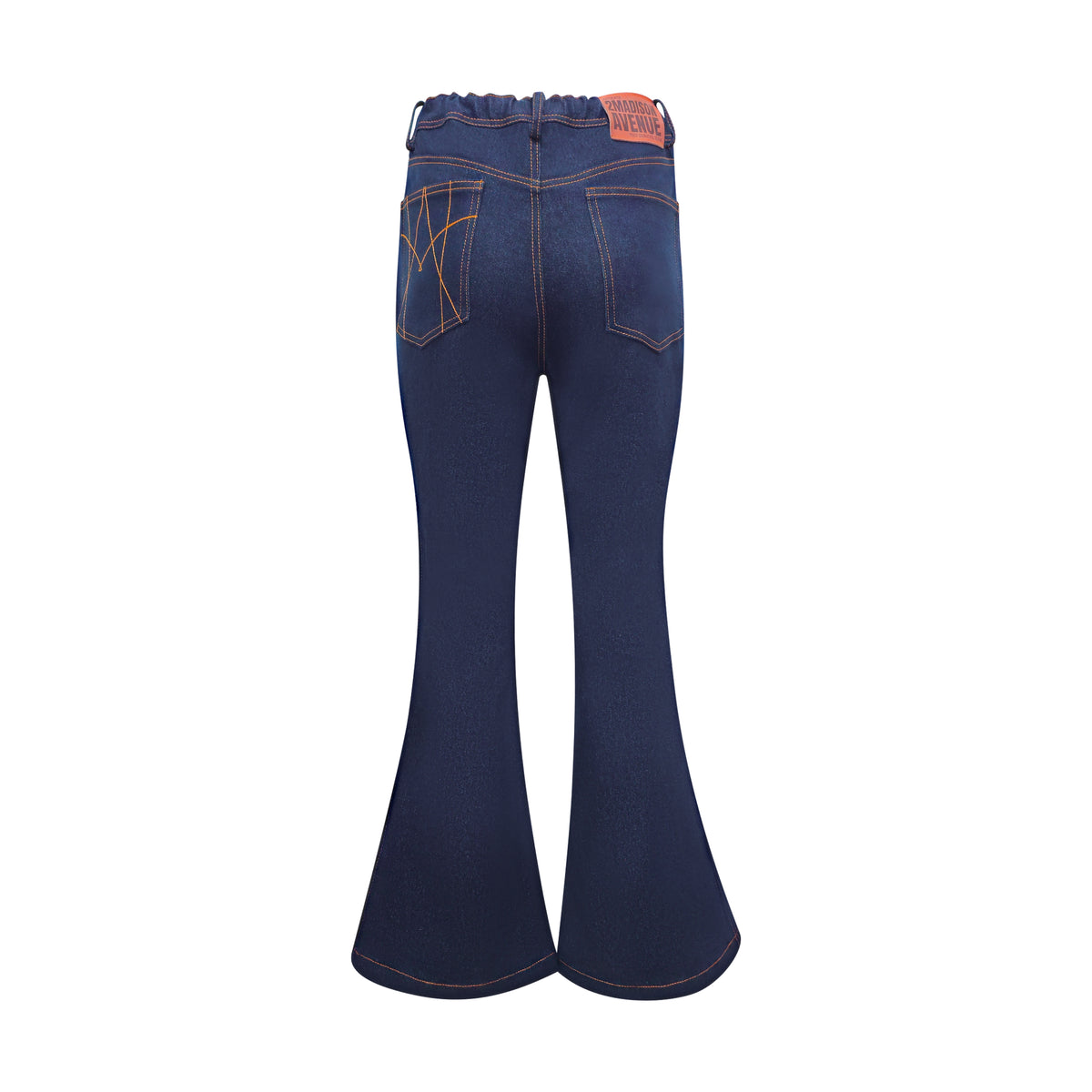 Signature denim bell bottom pant with recharging (7733524627479) (7666115182615) (6713830244375)