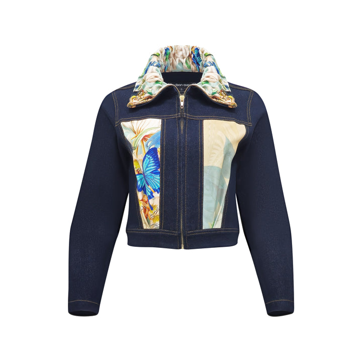 Miami Tosca cropped denim jacket (7679327404055)