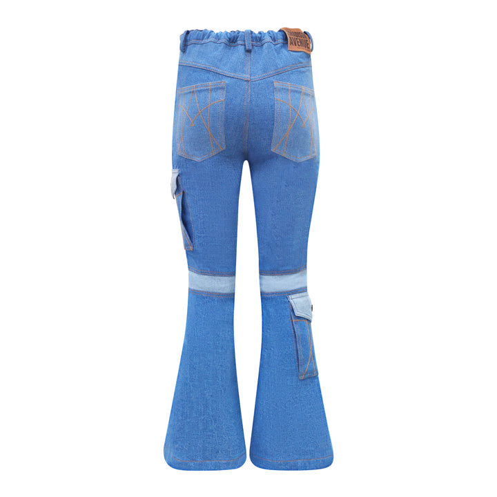Signature Denim Light Blue new cargo pant (7772535652375)