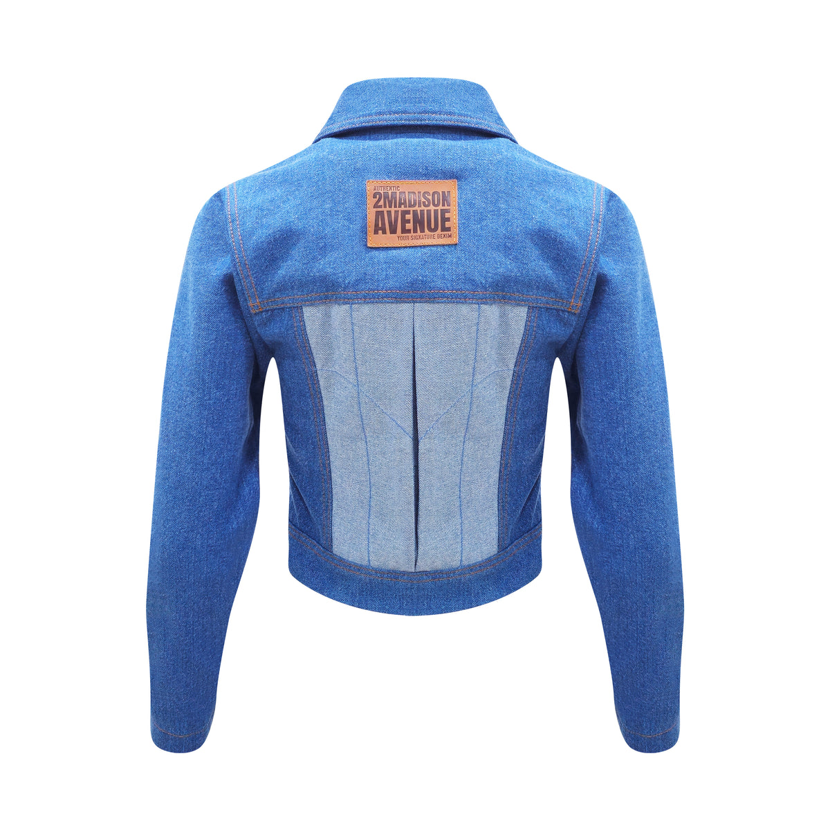 Signature Denim Light Blue cropped denim jacket (7772542042135)