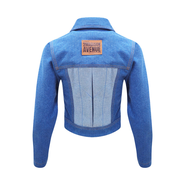 Signature Denim Light Blue cropped denim jacket (7772542042135)