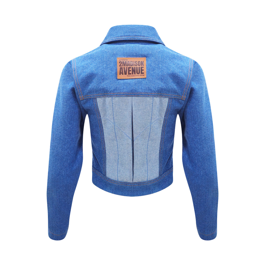 Signature Denim Light Blue cropped denim jacket (7772542042135)
