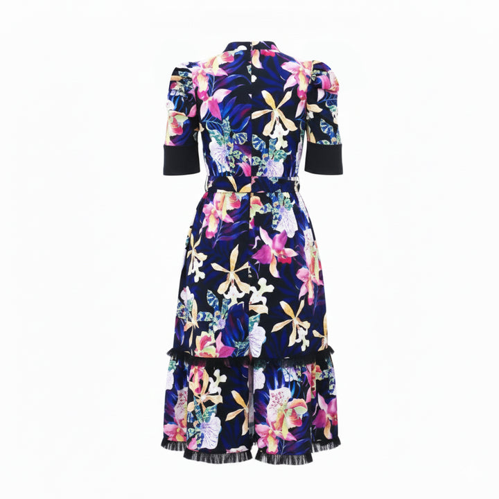 Becoming Orchid Kate Black Short Dress - 2MADISONAVENUE.COM