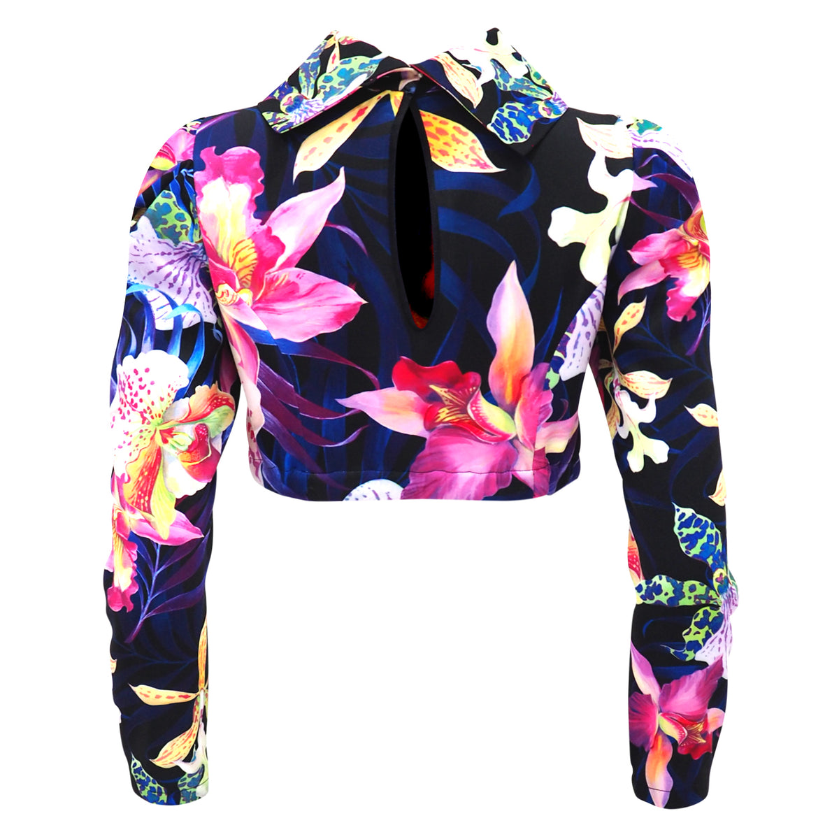 Becoming Orchid Cropped Top With Turtle Neck - 2MADISONAVENUE.COM