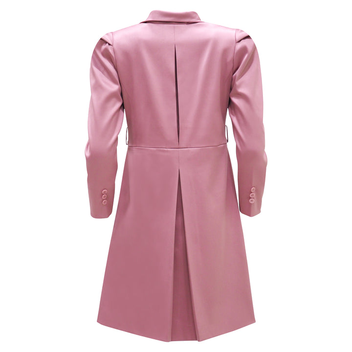 English Signature Blush Mid-Length Blazer - 2MADISONAVENUE.COM