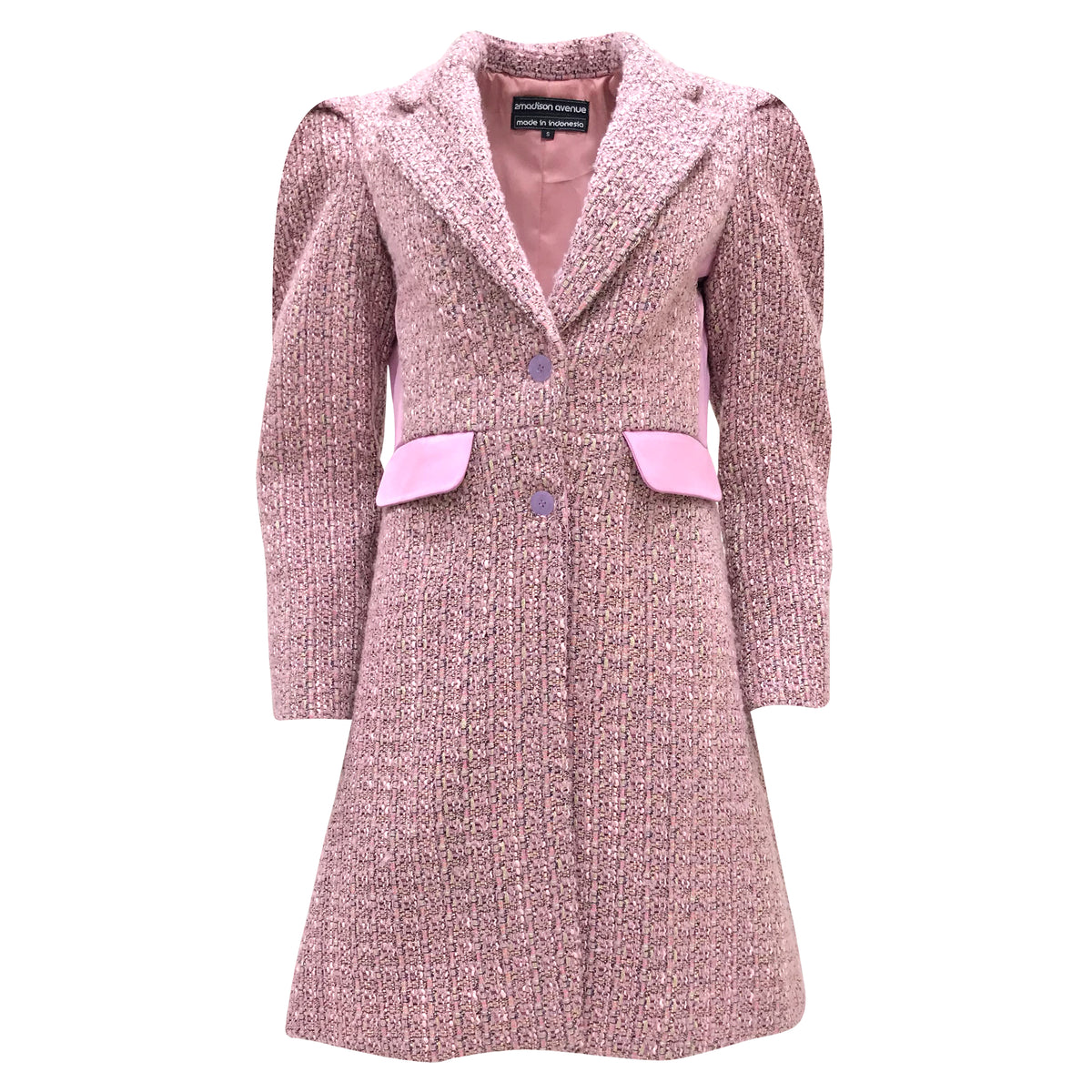 English Signature Wol Lilac Pink Blazer - 2MADISONAVENUE.COM