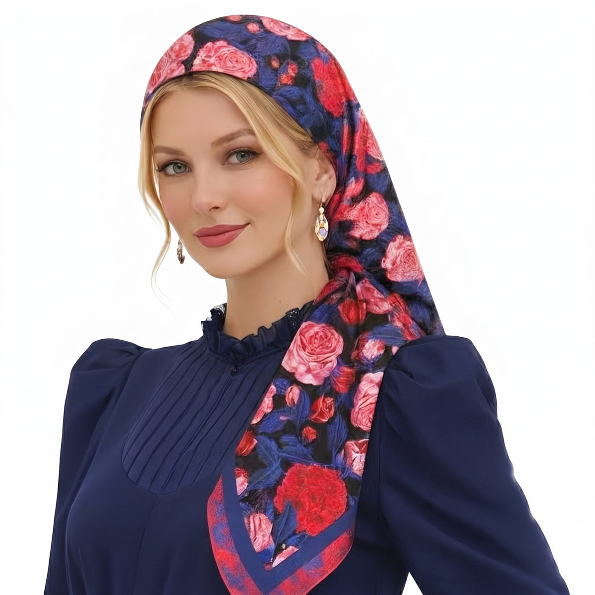 Moxie Flower hijab scarf - 2MADISONAVENUE.COM