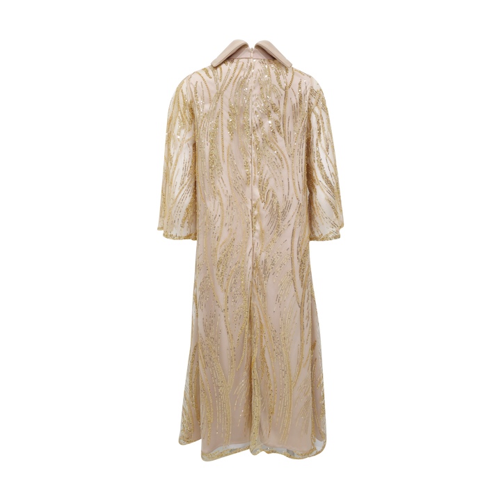 Mi Vida Gold Victoria lace dress (7483148206103)