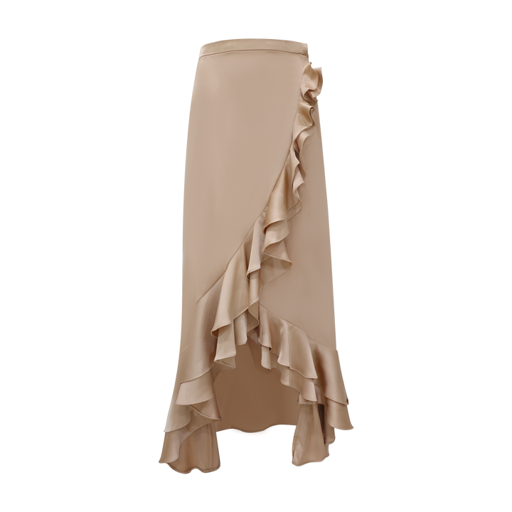 Mi Vida Signature Beige kahlo skirt (7490261418007)