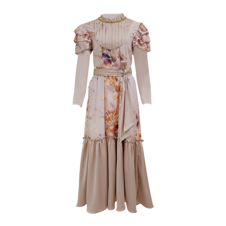 Mi Vida BL Hasna beige long dress (7483139260439)