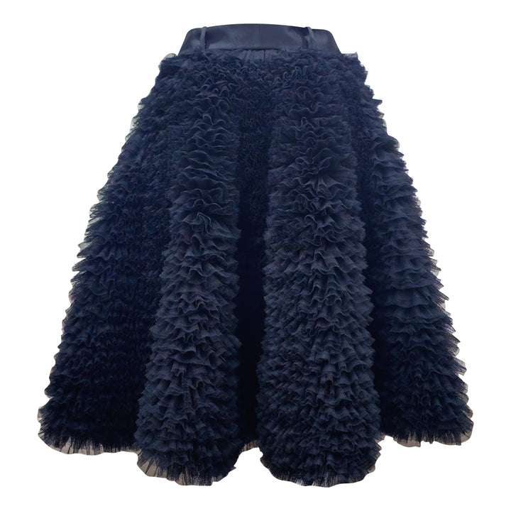English Tulle Medium Black Skirt - 2MADISONAVENUE.COM