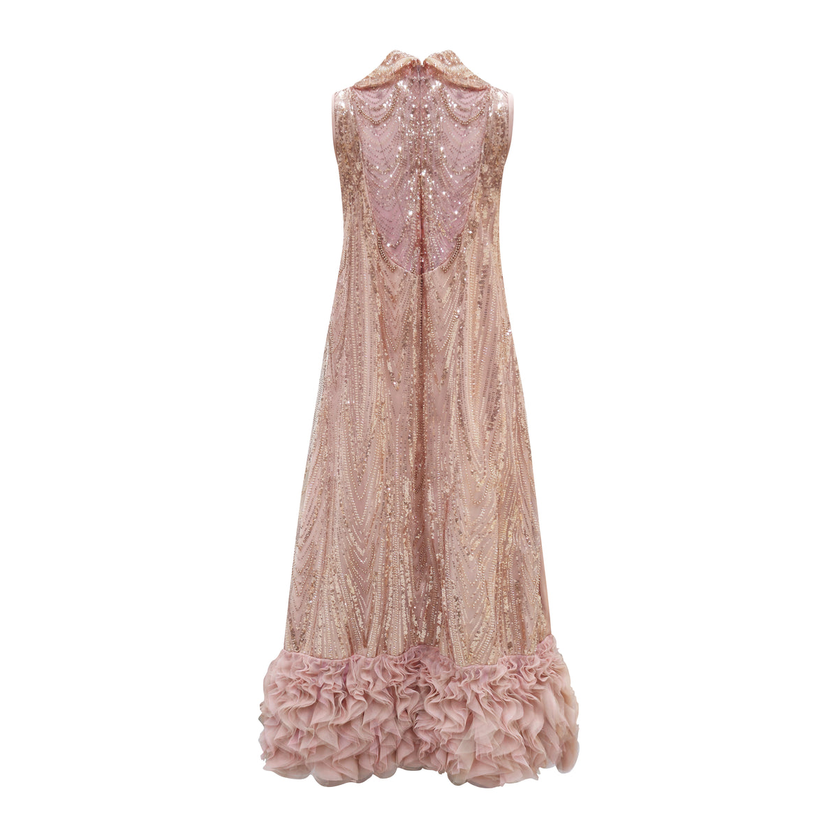 Halter Dusty long dress - 2MADISONAVENUE.COM