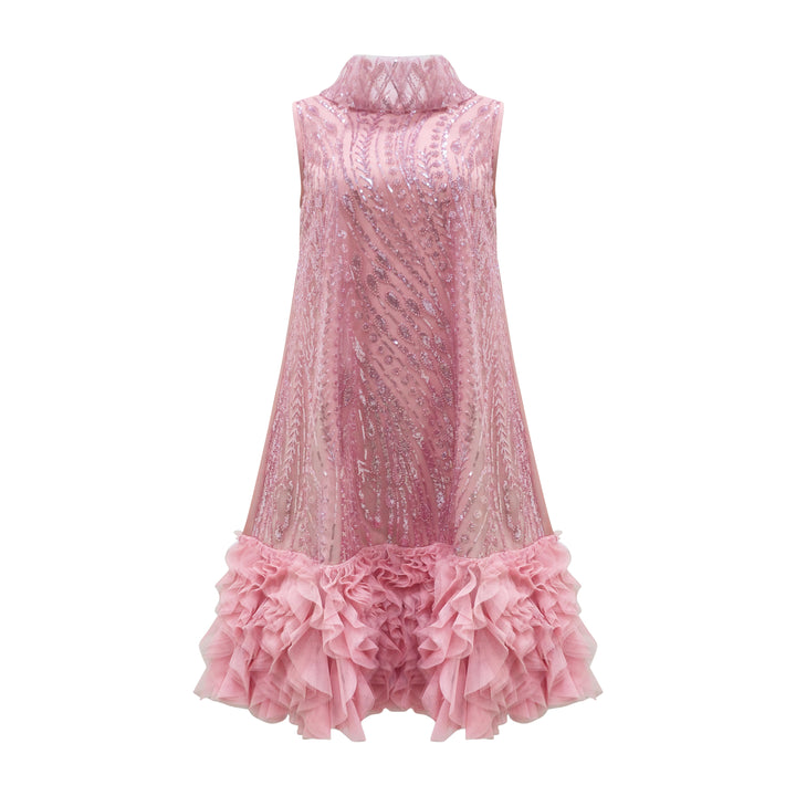 Halter Dusty short dress - 2MADISONAVENUE.COM