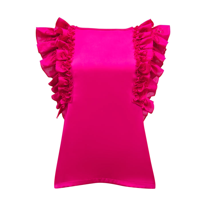Timeless Pieces gorgeous fuchsia top (7956582760471)