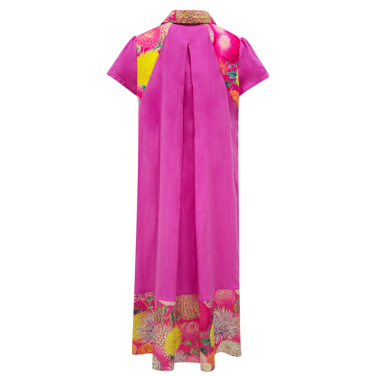 Flower Passion new bright me medium pink dress - 2MADISONAVENUE.COM