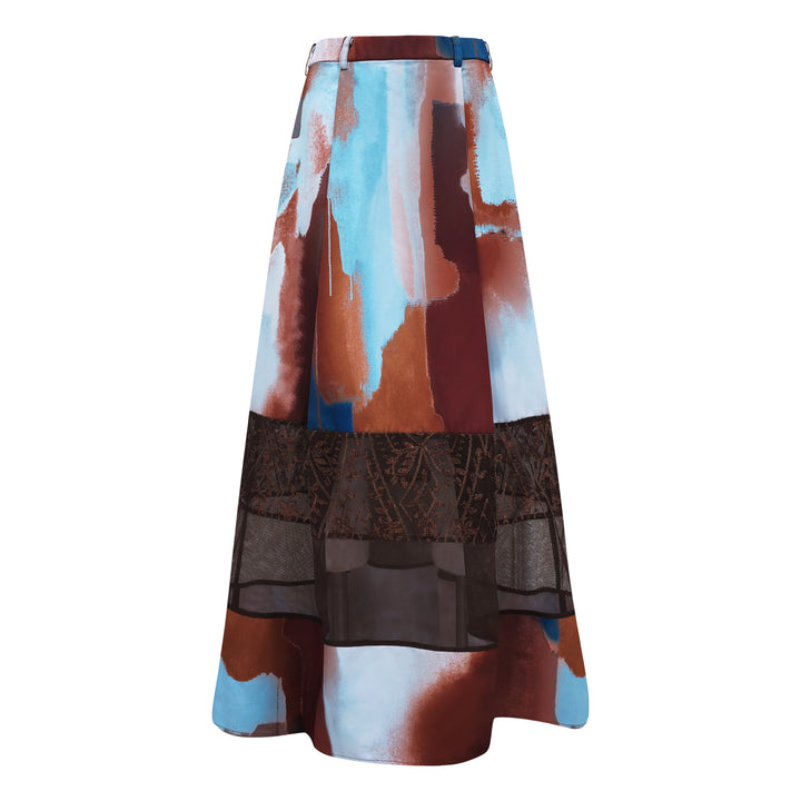Bonita AP Brown jennifer long skirt - 2MADISONAVENUE.COM