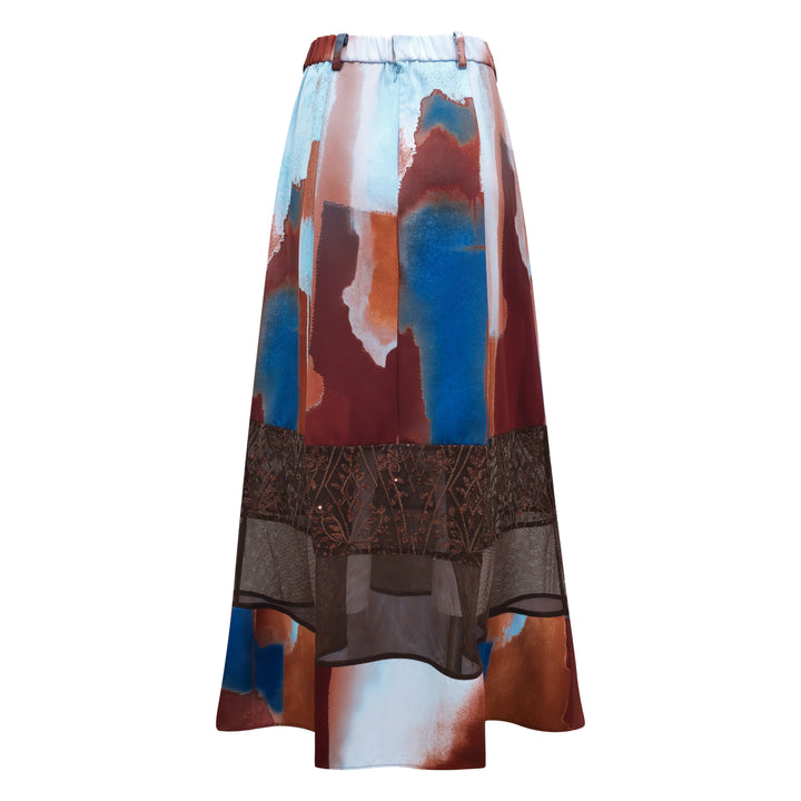 Bonita AP Brown jennifer long skirt - 2MADISONAVENUE.COM