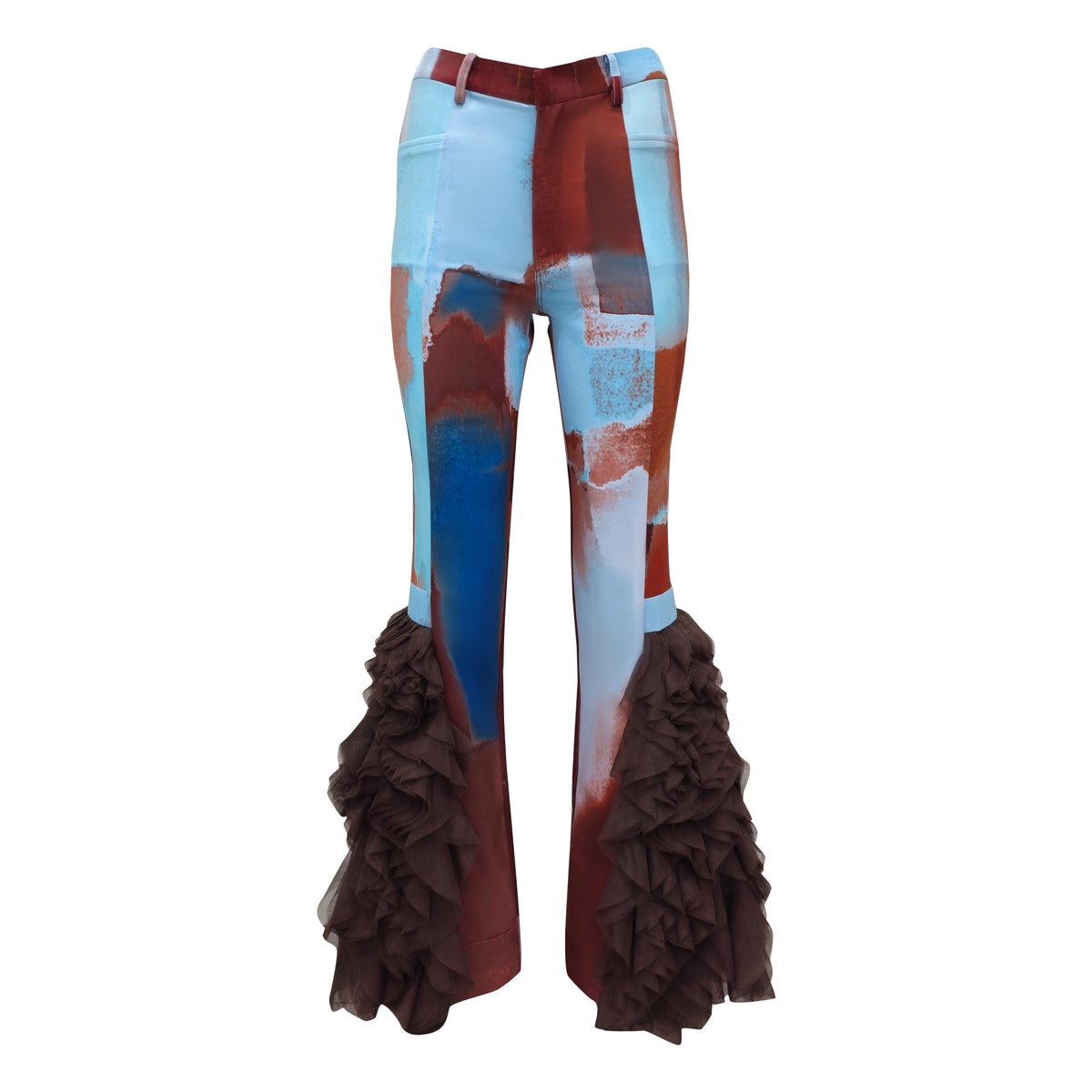Bonita AP Brown Lydia Pant F/P with tulle - 2MADISONAVENUE.COM