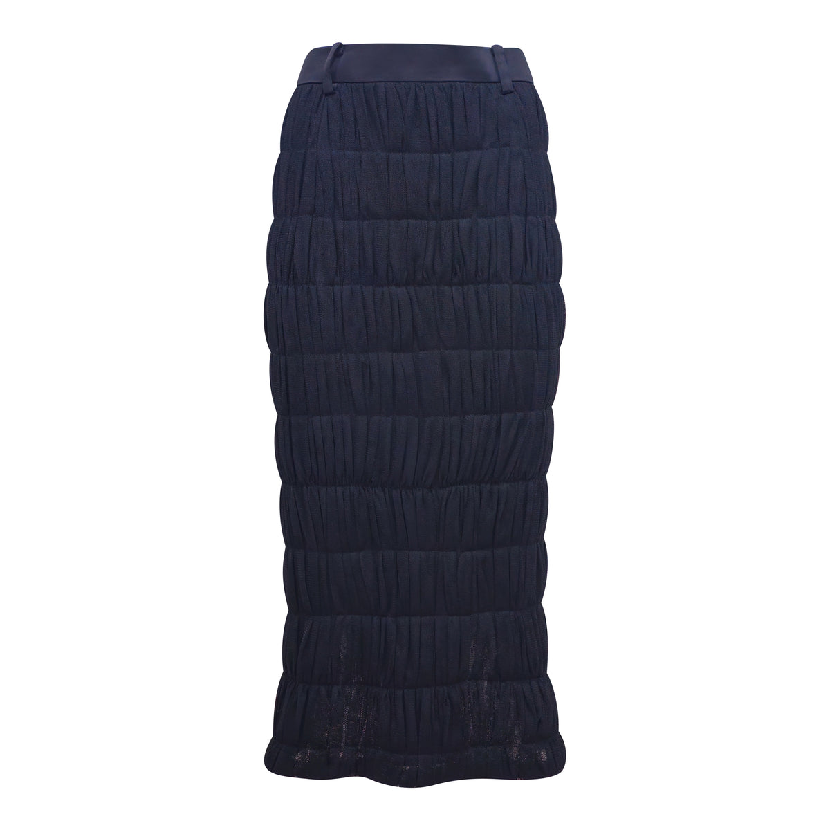 Signature Black royal tulle pencil skirt - 2MADISONAVENUE.COM