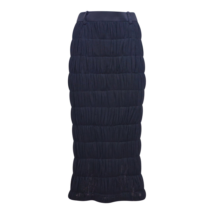 Signature Black royal tulle pencil skirt - 2MADISONAVENUE.COM