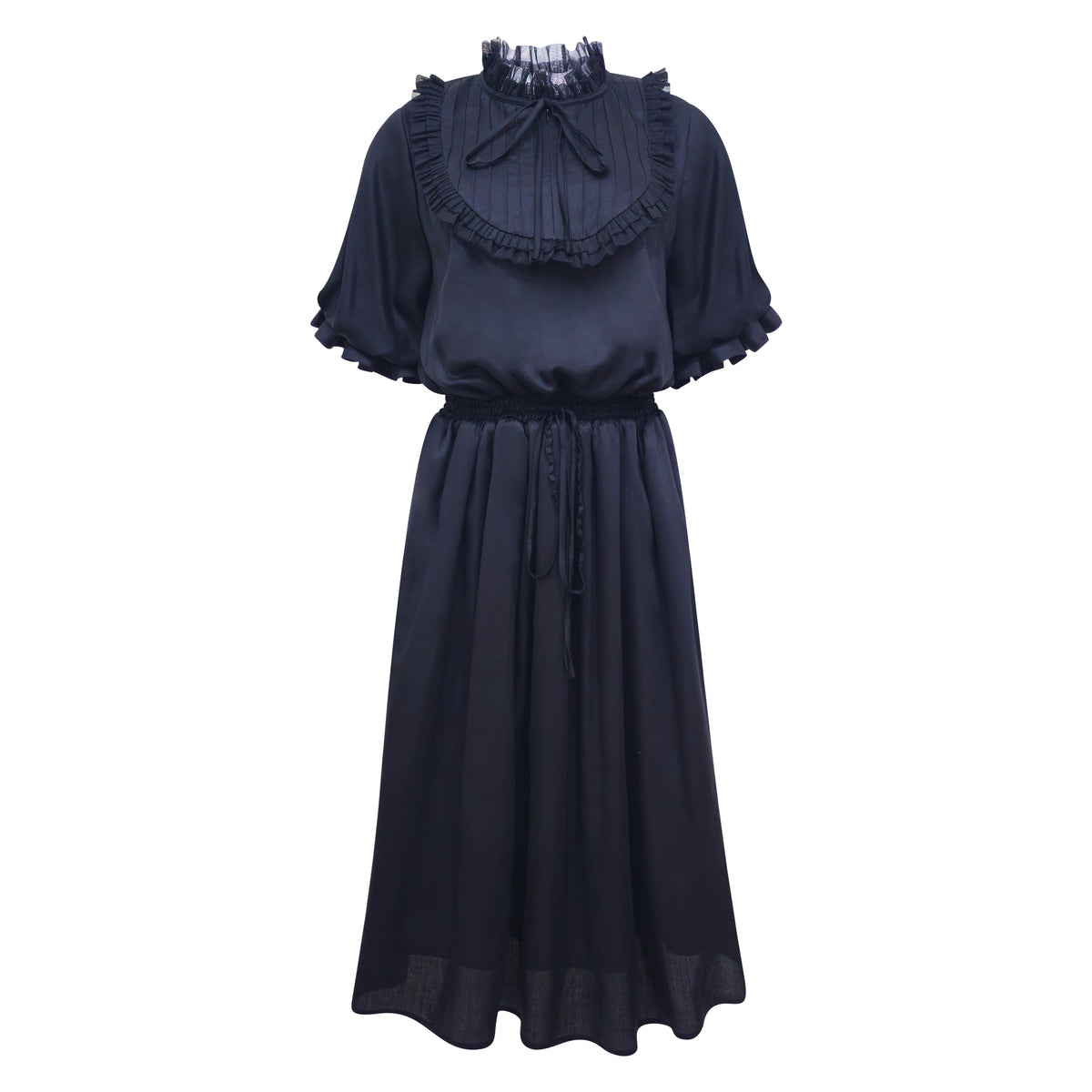 Signature Black romantic dress - 2MADISONAVENUE.COM