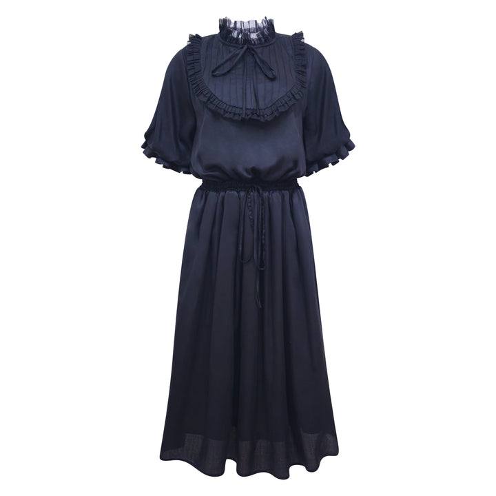 Signature Black romantic dress - 2MADISONAVENUE.COM