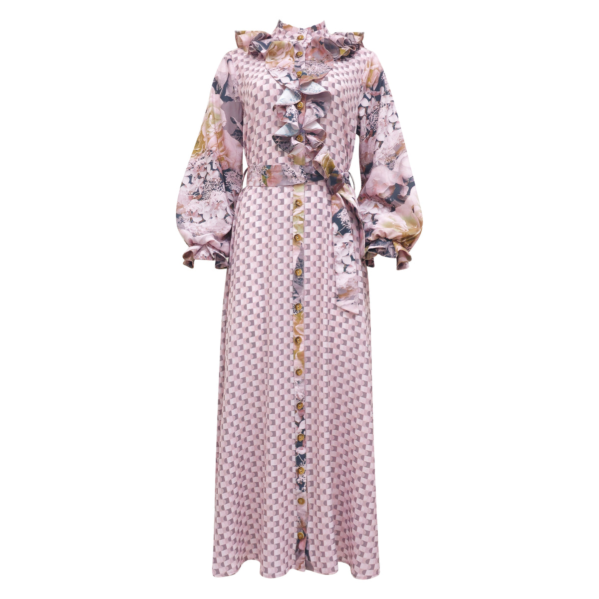 BonitaGo Platinum romanza long dress - 2MADISONAVENUE.COM