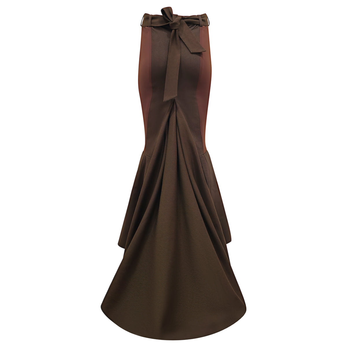 Bonita Timeless Pieces mermaid long skirt brown - 2MADISONAVENUE.COM
