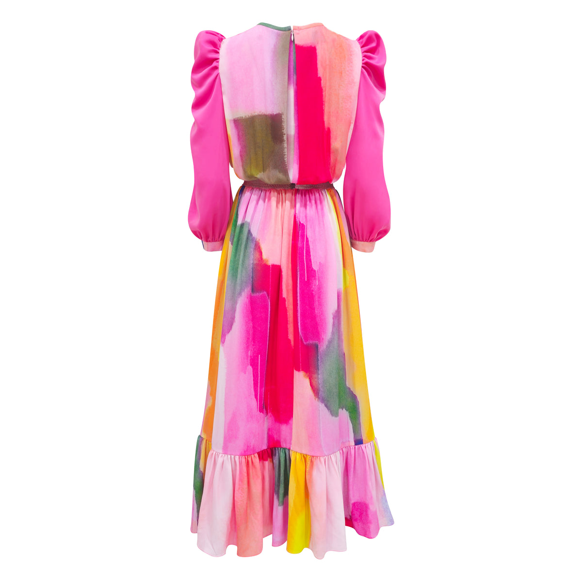 Bonita AP Pink adela pink long dress - 2MADISONAVENUE.COM
