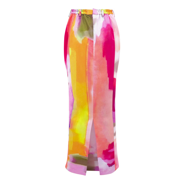 Bonita AP Pink pencil long skirt - 2MADISONAVENUE.COM