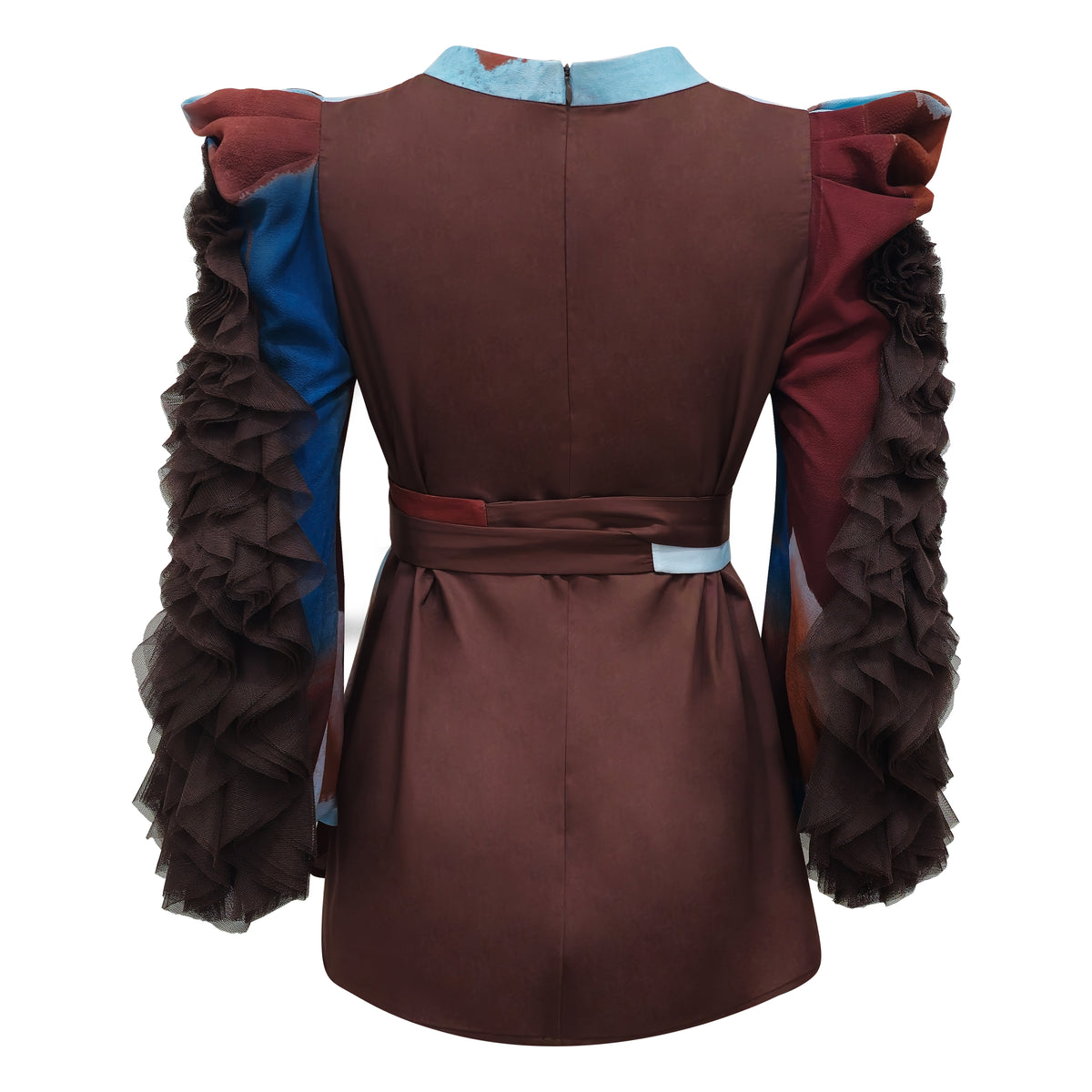 Bonita AP Brown new agnes with long tulle - 2MADISONAVENUE.COM