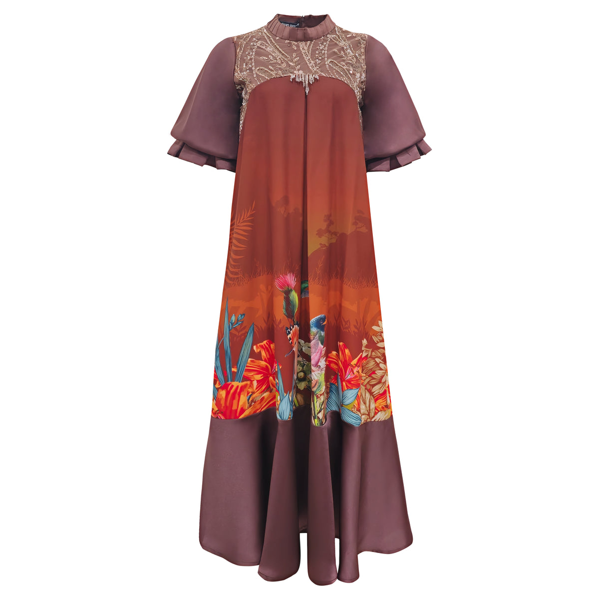 Central Park Brown merindu dress - 2MADISONAVENUE.COM