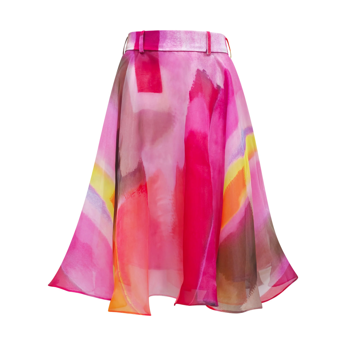 Bonita AP Pink organza medium skirt - 2MADISONAVENUE.COM