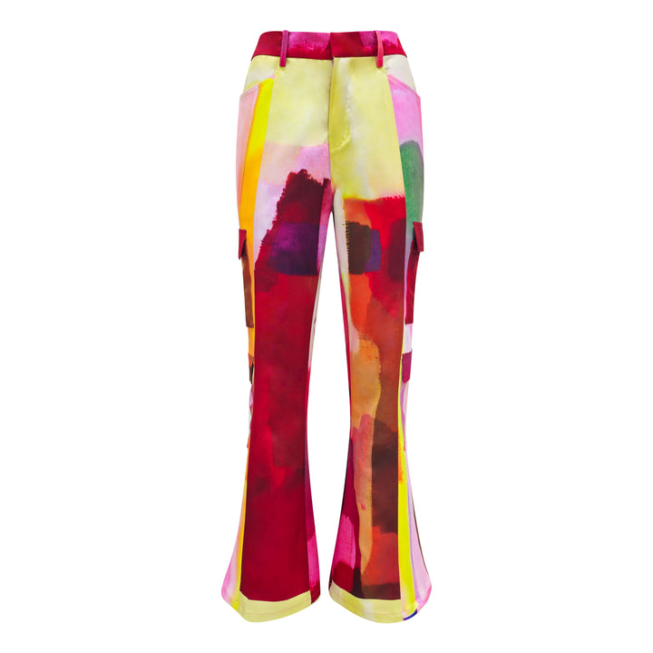 Bonita AP Pink cargo pant - 2MADISONAVENUE.COM