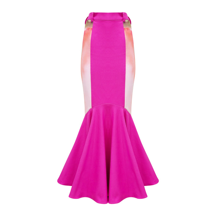 Bonita AP Pink mermaid long skirt - 2MADISONAVENUE.COM