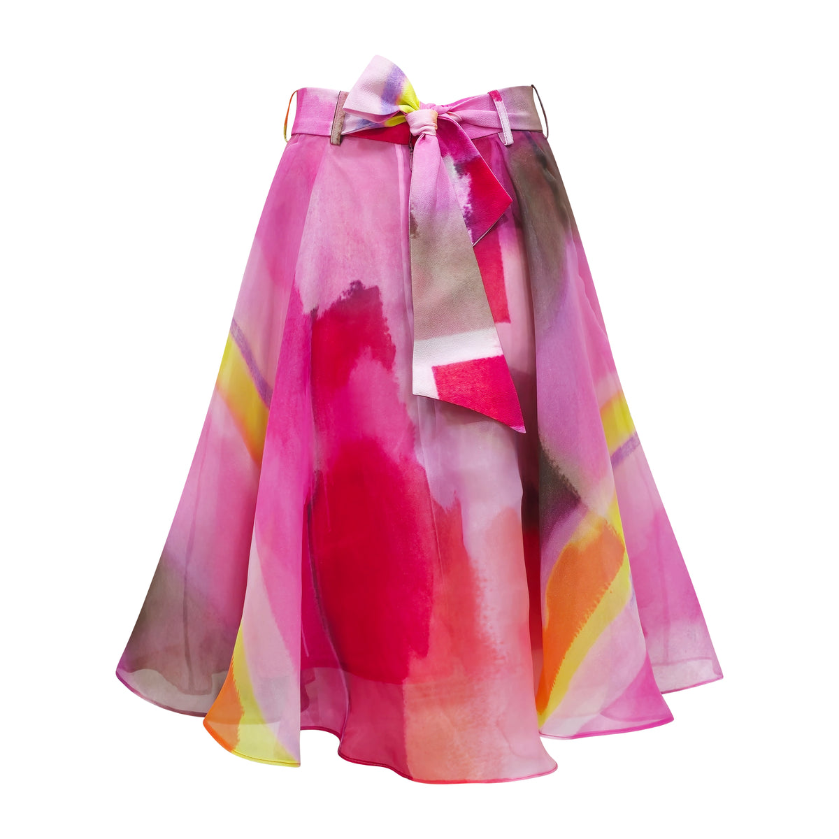Bonita AP Pink organza medium skirt - 2MADISONAVENUE.COM