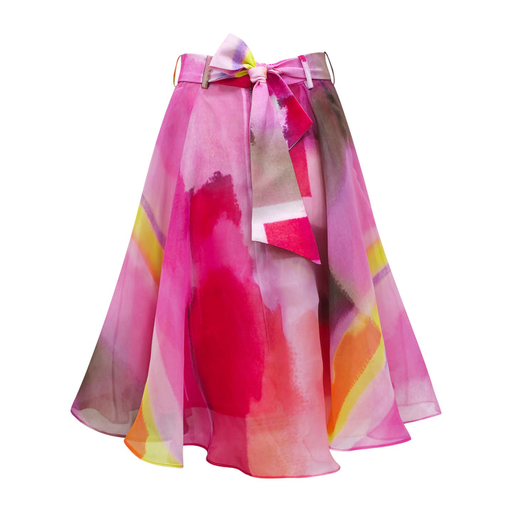 Bonita AP Pink organza medium skirt - 2MADISONAVENUE.COM