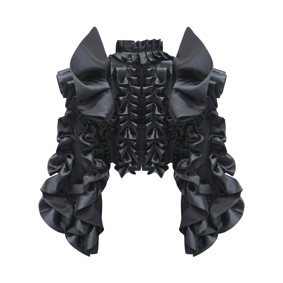 Mi Vida Signature Black Destiny Ruffle jacket (7563161829399)