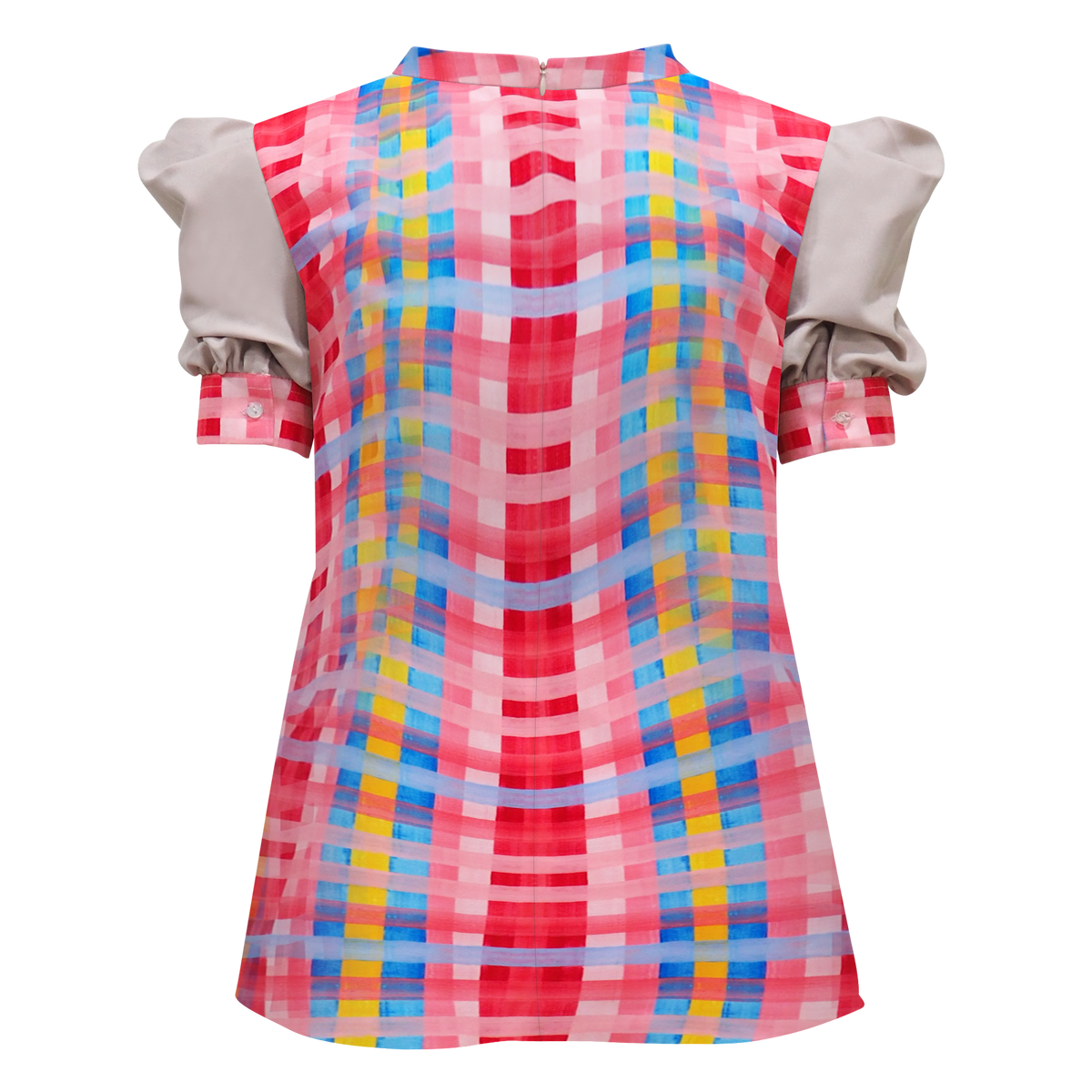 Gingham Passion Agnez Beige T-Shirt F/P (6856912338967)