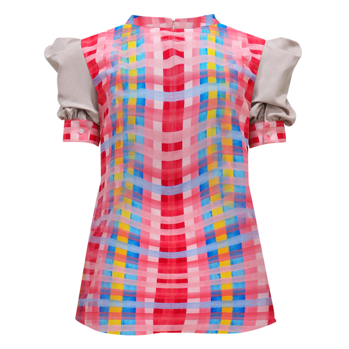 Gingham Passion Agnez Beige T-Shirt F/P (6856912338967)