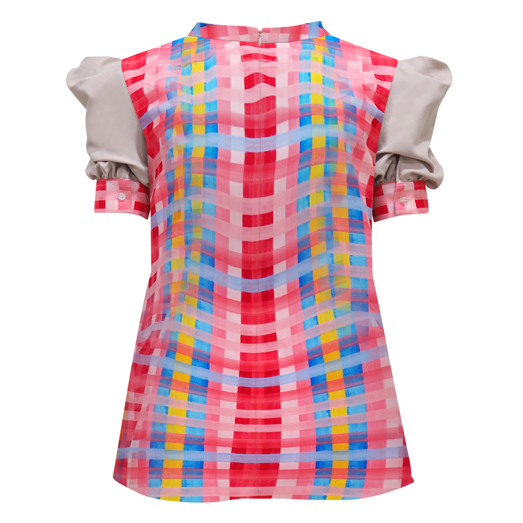 Gingham Passion Agnez Beige T-Shirt F/P (6856912338967)