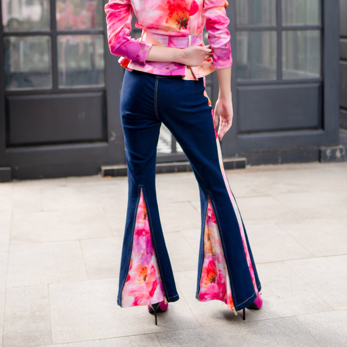 Becoming Morning Rose-Signature Retro Denim Pant (6913249509399)