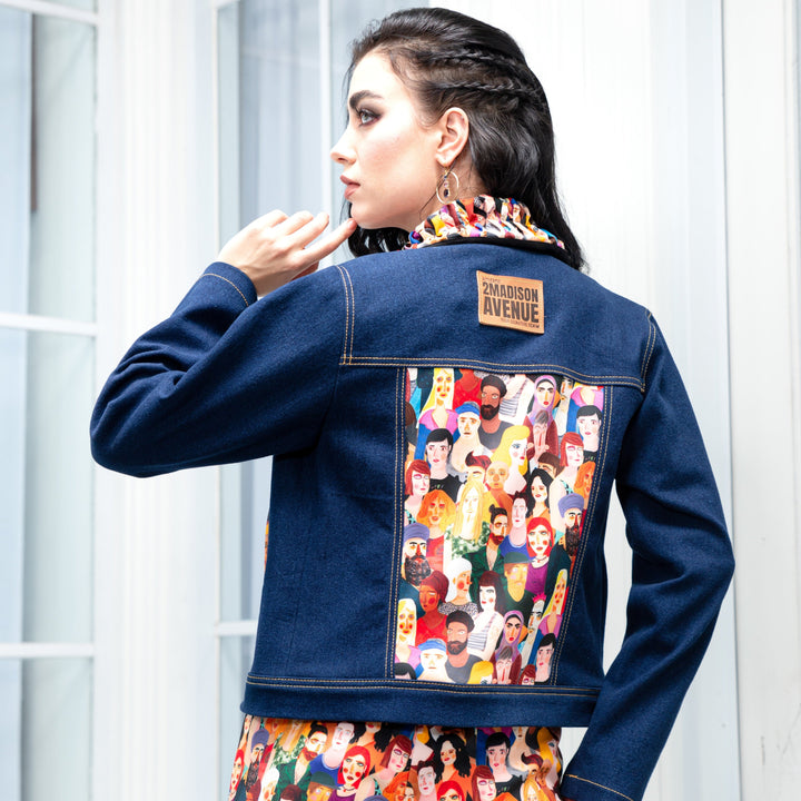 Signature Denim Jacket With Diversity (4531874496535)