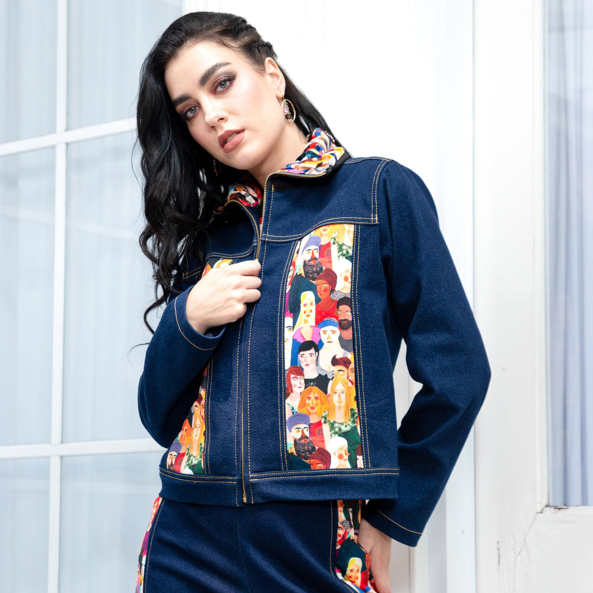 Signature Denim Jacket With Diversity (4531874496535)