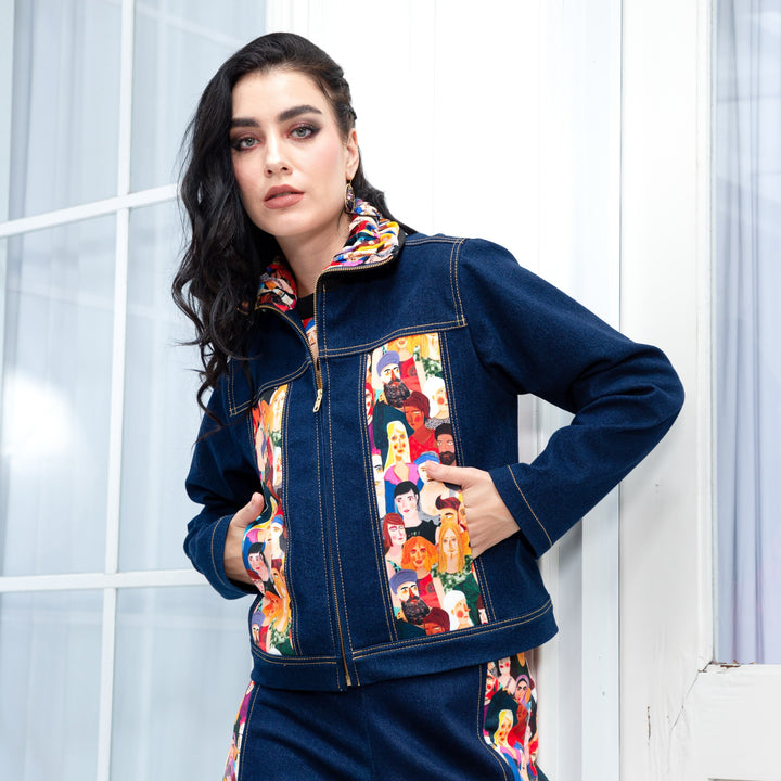 Signature Denim Jacket With Diversity (4531874496535)