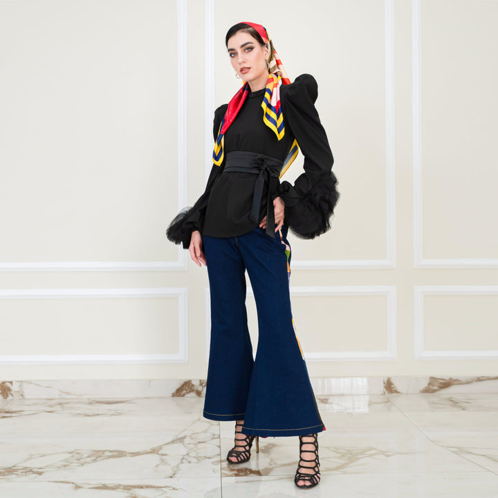 Becoming Abstract-Signature Retro Denim Pant (6924410355735)