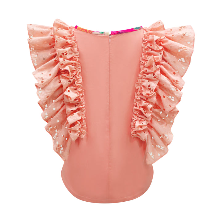 Marilyn Flower Passion gorgeous pink top (7784636350487)