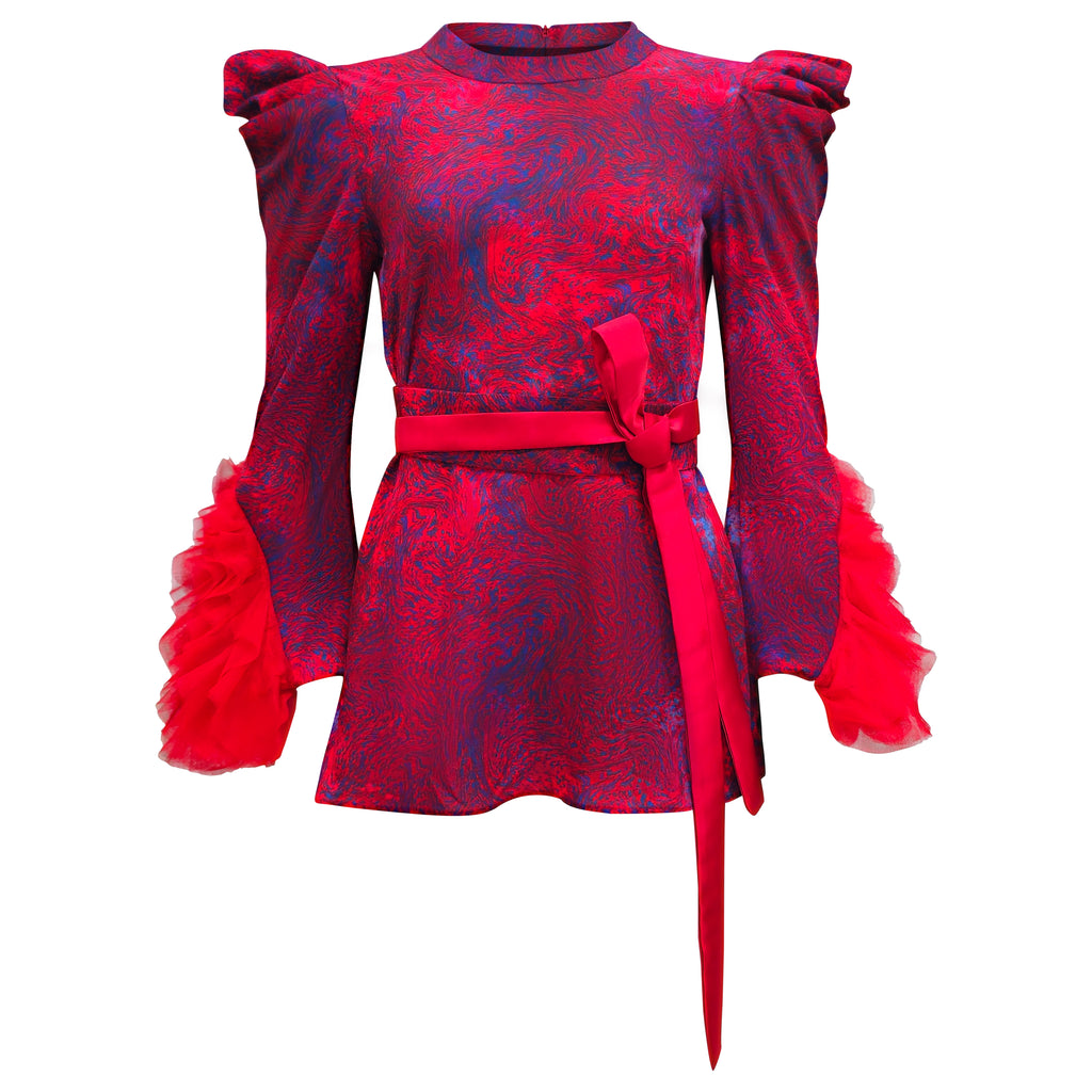 Moxie Abstract new agnez with tulle