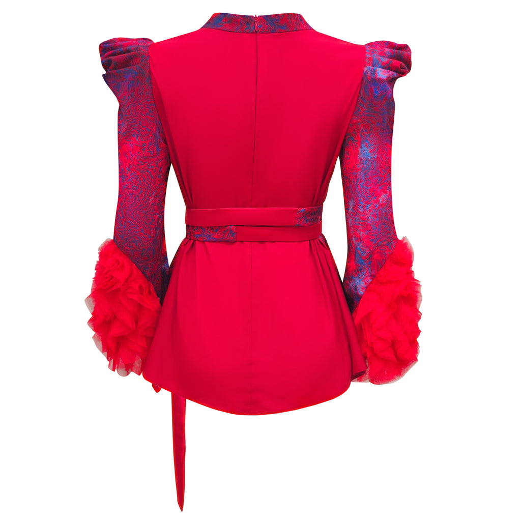 Moxie Abstract new agnez with tulle